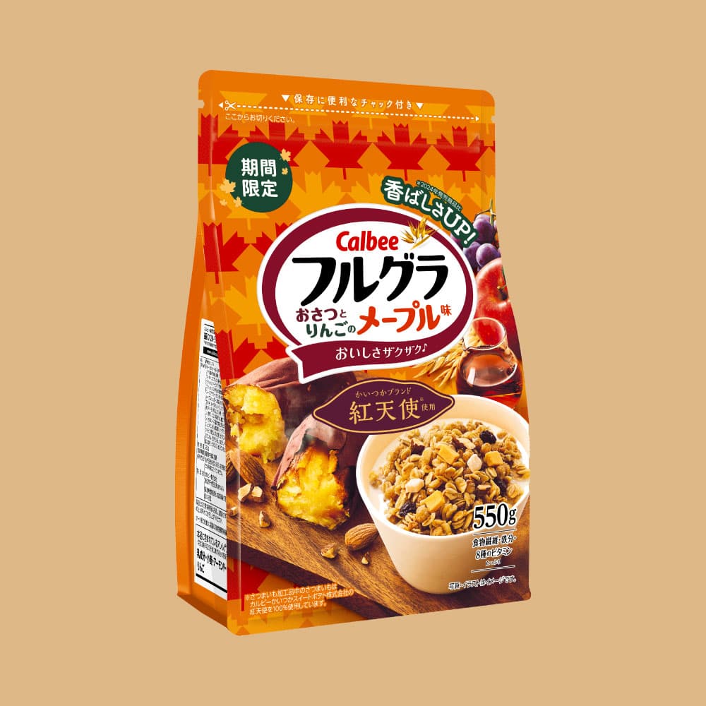 フルグラおさつとりんごのメープル味×5袋